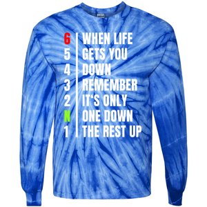 Motorbike Gears Joke | Biker Motorcycle Rider | Mens Tie-Dye Long Sleeve Shirt