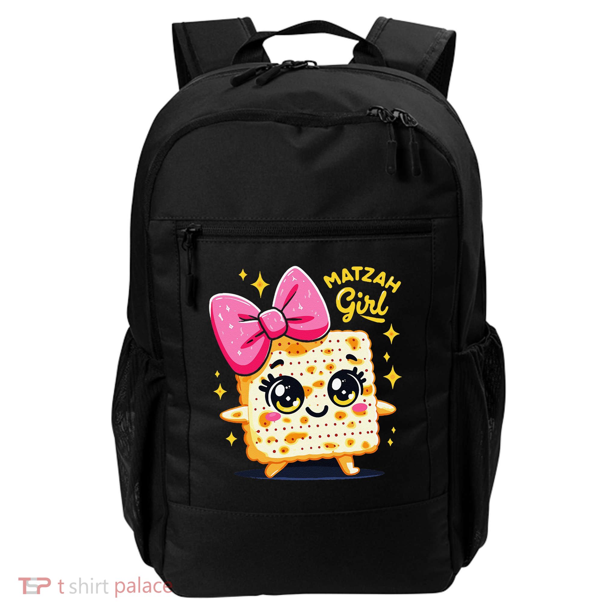Matzah Girl Jewish Pesach Seder Afikoman Happy Passover Daily Commute Backpack