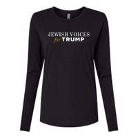 Maga Gear Jewish Voices For Trump Womens Cotton Relaxed Long Sleeve T-Shirt