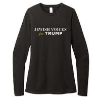 Maga Gear Jewish Voices For Trump Womens CVC Long Sleeve Shirt