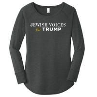 Maga Gear Jewish Voices For Trump Women's Perfect Tri Tunic Long Sleeve Shirt