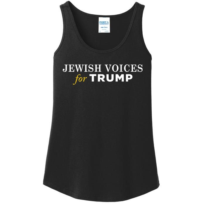 Maga Gear Jewish Voices For Trump Ladies Essential Tank