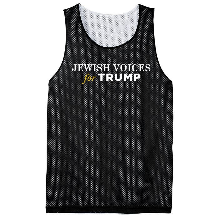 Maga Gear Jewish Voices For Trump Mesh Reversible Basketball Jersey Tank