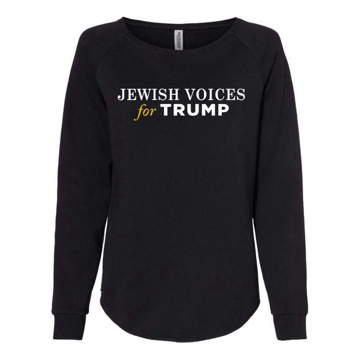 Maga Gear Jewish Voices For Trump Womens California Wash Sweatshirt