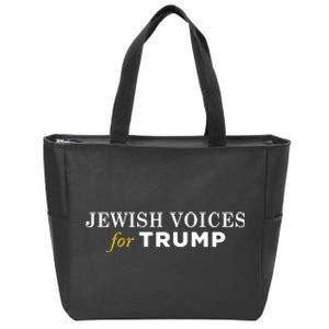 Maga Gear Jewish Voices For Trump Zip Tote Bag