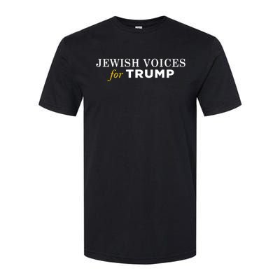 Maga Gear Jewish Voices For Trump Softstyle® CVC T-Shirt