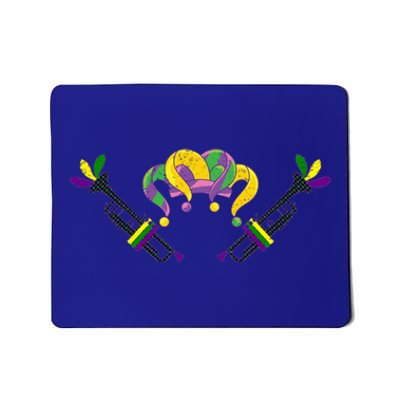 Musician Gift Jester Hat Masquerade Trumpet Mardi Gras Gift Mousepad