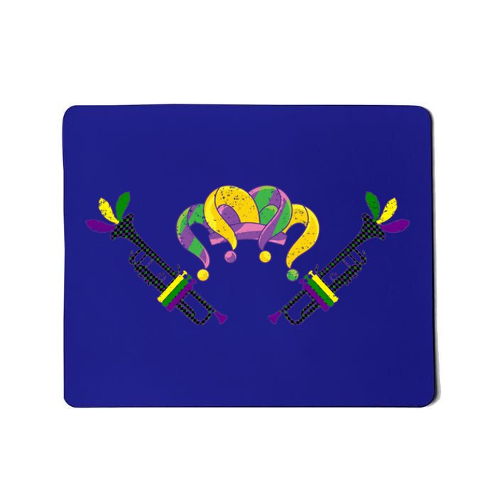 Musician Gift Jester Hat Masquerade Trumpet Mardi Gras Gift Mousepad