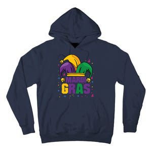 Mardi Gras Jester Costume Funny Mardi Gras Tall Hoodie