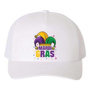 Mardi Gras Jester Costume Funny Mardi Gras Yupoong Adult 5-Panel Trucker Hat