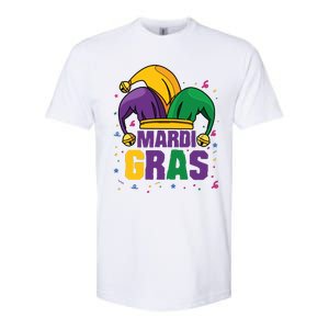 Mardi Gras Jester Costume Funny Mardi Gras Softstyle CVC T-Shirt