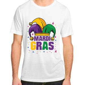 Mardi Gras Jester Costume Funny Mardi Gras Adult ChromaSoft Performance T-Shirt