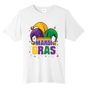 Mardi Gras Jester Costume Funny Mardi Gras Tall Fusion ChromaSoft Performance T-Shirt