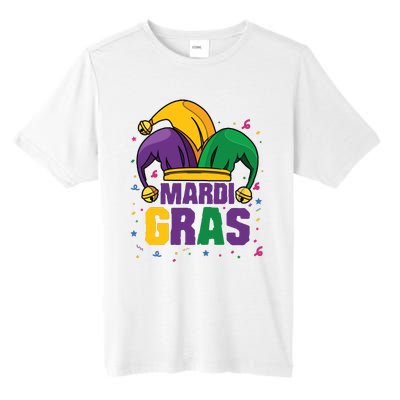 Mardi Gras Jester Costume Funny Mardi Gras Tall Fusion ChromaSoft Performance T-Shirt