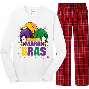 Mardi Gras Jester Costume Funny Mardi Gras Long Sleeve Pajama Set