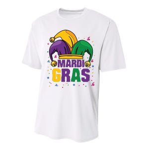 Mardi Gras Jester Costume Funny Mardi Gras Performance Sprint T-Shirt