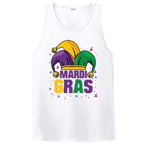 Mardi Gras Jester Costume Funny Mardi Gras PosiCharge Competitor Tank