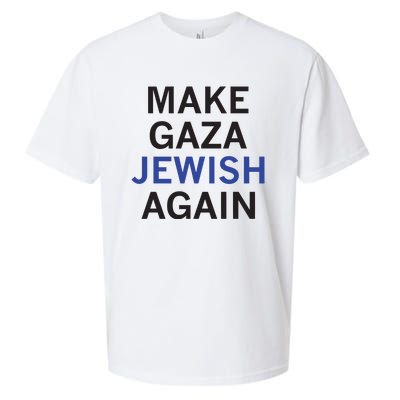 Make Gaza Jewish Again Sueded Cloud Jersey T-Shirt