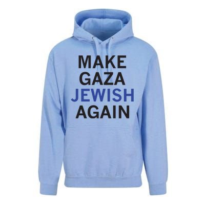 Make Gaza Jewish Again Unisex Surf Hoodie