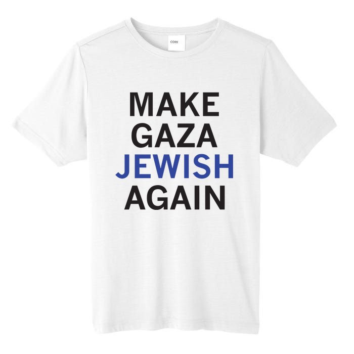 Make Gaza Jewish Again Tall Fusion ChromaSoft Performance T-Shirt