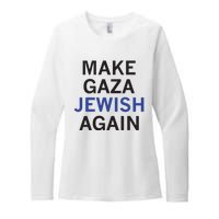 Make Gaza Jewish Again Womens CVC Long Sleeve Shirt