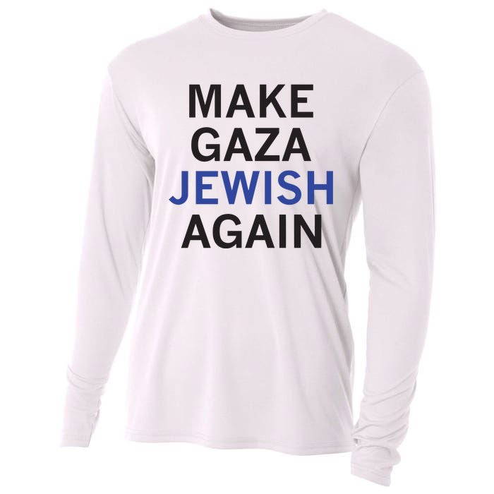 Make Gaza Jewish Again Cooling Performance Long Sleeve Crew