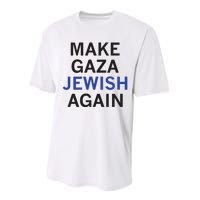 Make Gaza Jewish Again Performance Sprint T-Shirt