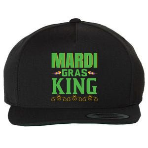 Mardi Gras King Wool Snapback Cap