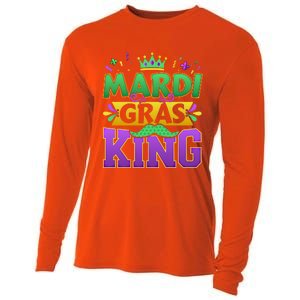 Mardi Gras King For New Orleans Carnival Costume Gift Cooling Performance Long Sleeve Crew