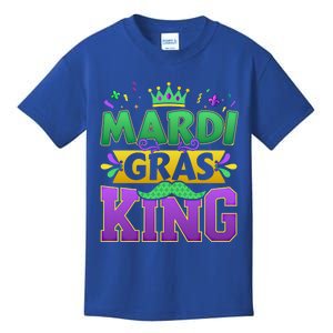 Mardi Gras King For New Orleans Carnival Costume Gift Kids T-Shirt