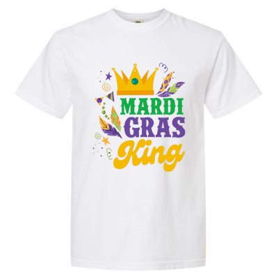 Mardi Gras King Funny Mardi Gras Carnival Party Gift Garment-Dyed Heavyweight T-Shirt