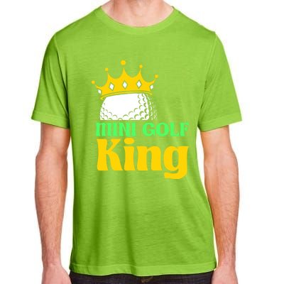 Mini Golf King Funny Mini Golf Player Adult ChromaSoft Performance T-Shirt