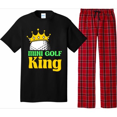 Mini Golf King Funny Mini Golf Player Pajama Set