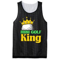 Mini Golf King Funny Mini Golf Player Mesh Reversible Basketball Jersey Tank