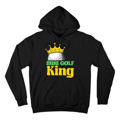 Mini Golf King Funny Mini Golf Player Tall Hoodie