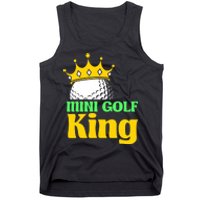 Mini Golf King Funny Mini Golf Player Tank Top