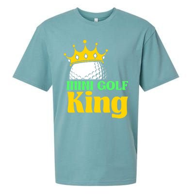 Mini Golf King Funny Mini Golf Player Sueded Cloud Jersey T-Shirt