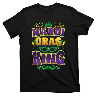 Mardi Gras King Fun Parade Mardi Gras Carnival Costume Party T-Shirt