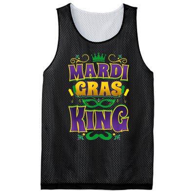 Mardi Gras King Fun Parade Mardi Gras Carnival Costume Party Mesh Reversible Basketball Jersey Tank