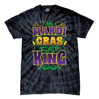 Mardi Gras King Fun Parade Mardi Gras Carnival Costume Party Tie-Dye T-Shirt