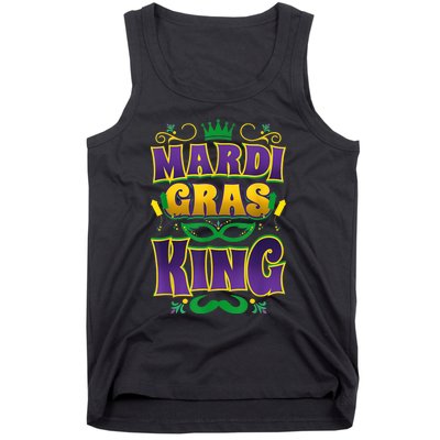 Mardi Gras King Fun Parade Mardi Gras Carnival Costume Party Tank Top