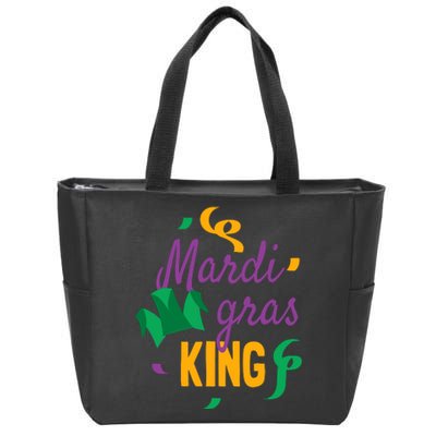 Mardi Gras King Zip Tote Bag