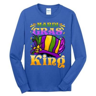 Mardi Gras King Gift Fun Parade Mardi Gras Party Gift Cool Gift Tall Long Sleeve T-Shirt