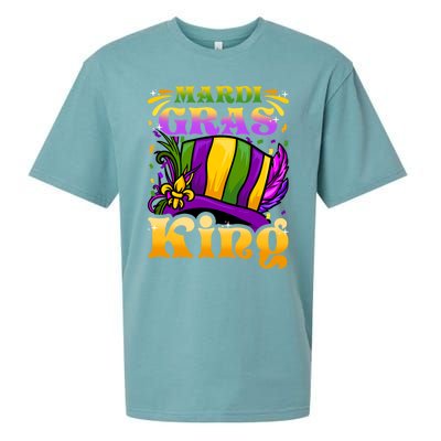 Mardi Gras King Gift Fun Parade Mardi Gras Party Gift Cool Gift Sueded Cloud Jersey T-Shirt