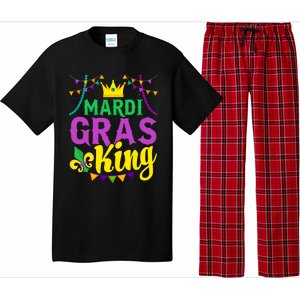 Mardi Gras King Funny Mardi Gras Festival Party Cute Gift Pajama Set