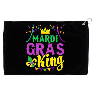 Mardi Gras King Funny Mardi Gras Festival Party Cute Gift Grommeted Golf Towel