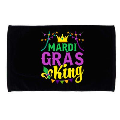 Mardi Gras King Funny Mardi Gras Festival Party Cute Gift Microfiber Hand Towel