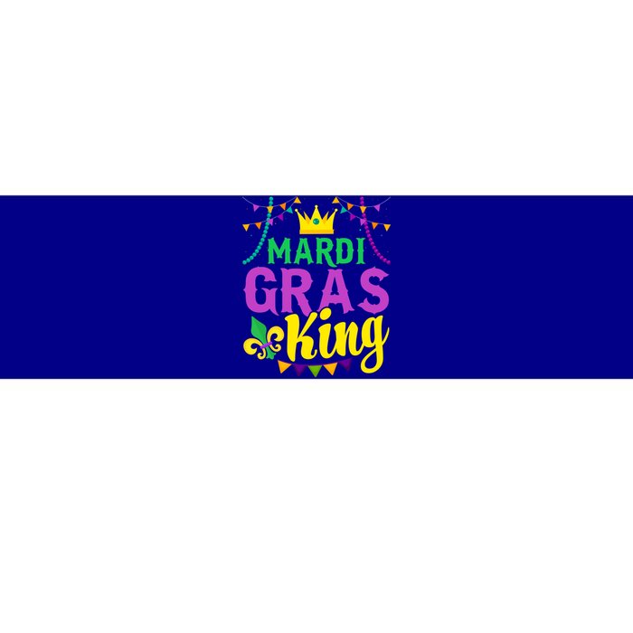 Mardi Gras King Funny Mardi Gras Festival Party Cute Gift Bumper Sticker