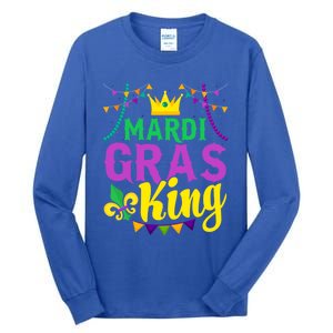 Mardi Gras King Funny Mardi Gras Festival Party Cute Gift Tall Long Sleeve T-Shirt