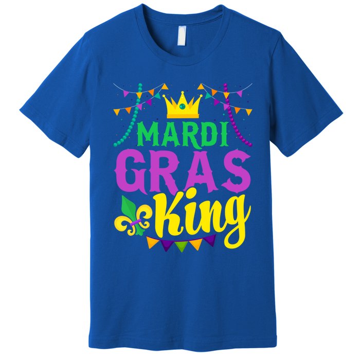 Mardi Gras King Funny Mardi Gras Festival Party Cute Gift Premium T-Shirt